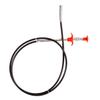 Four-Pronged 60 cm Steel Grabber, Flexible Drain Hook view 1