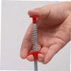 Four-Pronged 60 cm Steel Grabber, Flexible Drain Hook view 2