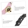 Adjustable Goat Collar with Bell, 4-Piece PU Pack view 3