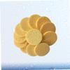 40 Round Yellow Cellulose Sponge Pads for Makeup Removal view 2