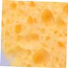 40 Round Yellow Cellulose Sponge Pads for Makeup Removal view 3