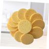40 Round Yellow Cellulose Sponge Pads for Makeup Removal view 4