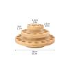 Harilla 3-Tier Rotating Bamboo Display Stand for Essential Oils view 3