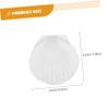 NUOBESTY 10-Piece Large Natural Scallop Shells for Crafts, Cooking, Baking, and Decoration view 2