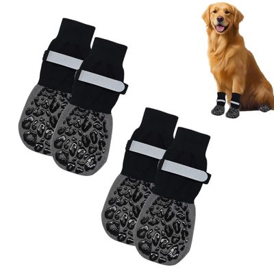 2 Pairs Anti-Slip Dog Socks