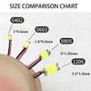 50-Pack Pre-Wired SMD LED Lights, 0402/0603/0805/1206, UV 0402 Variant view 4