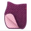 QUARTERLINE Premium Saddle Pad for Horses - Stars Collection | Dressage & Show Jumping | Breathable, Shock-Absorbing, Elegant Colors, Easy-Care (Grape Wine Jump) view 2