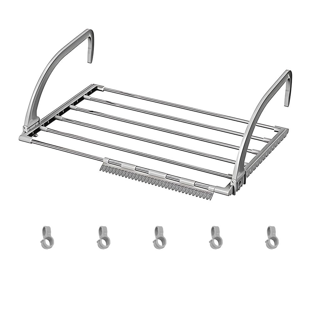ONEBO 1-Piece Extendable Radiator Drying Rack, 58 x 32 cm