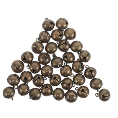 Cabilock 50-Piece Mini Metal Bells for Crafts, Holiday Decor, and Pet Collars