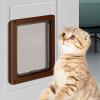 Pet Dog Door with Lock, Weather-Resistant Flap and Sturdy Frame for Patios view 3