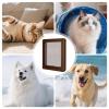 Pet Dog Door with Lock, Weather-Resistant Flap and Sturdy Frame for Patios view 4
