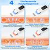 Ultrasonic Skin Scrubber and Blackhead Remover with 4 Modes, Adjustable Intensity, Red/Blue LED Light, Display and Auto Shutoff view 3