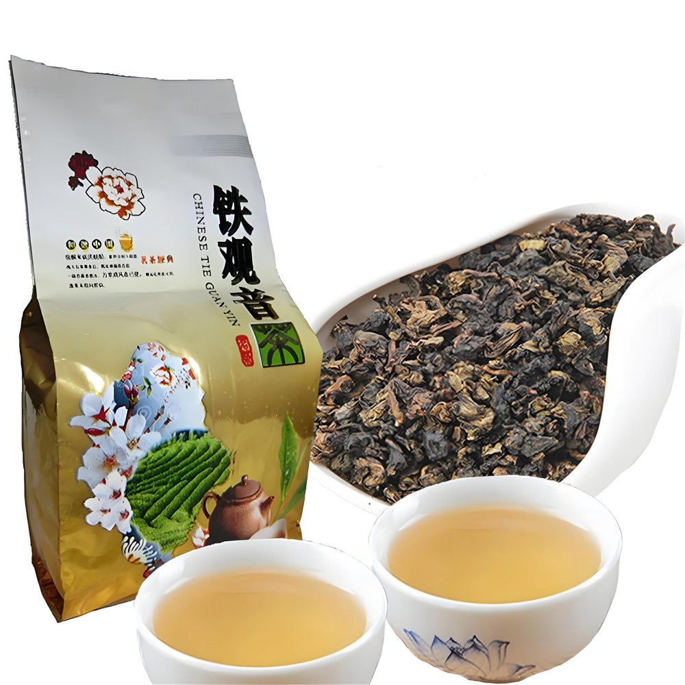 50g Chinese Tieguanyin Oolong Tea, Freshly Roasted Loose-Leaf Tea, Refreshing Brew (50g × 10 pcs)