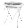 XXL Foldable Baby Bathtub with Stand, Cushion and Drainage System, 0–3 Years, Gray, 66 x 61 x 82 cm view 1