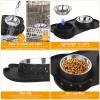 Pet Feeding Bowl Set for Dogs and Cats view 3