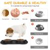 Pet Feeding Bowl Set for Dogs and Cats view 4