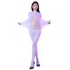 BESYFAY Men's Glossy Plus-Size Bodystocking, Stretchy Nylon Full-Body Catsuit view 1