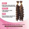 Boho Human Hair for Braiding, Highlighted Curly, 40 cm view 2