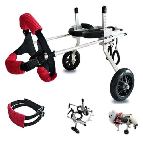 Adjustable Dog Wheelchair with Rear-Leg Support, Lightweight and Durable