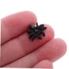 Halloween Nail Charms, 150-Piece Black Resin 3D Flat Spider Set view 4