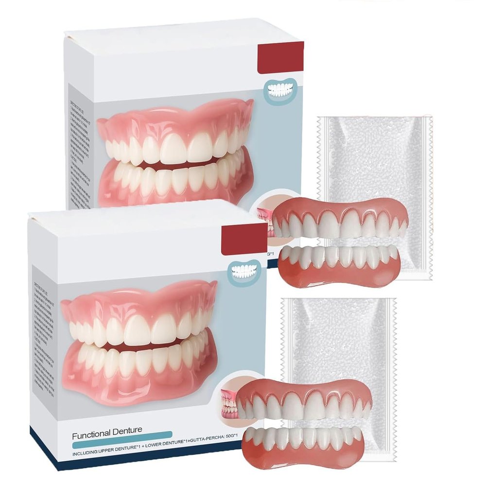 Advanced Individual Full Denture Set, Suction-Cup Full Denture, Soft and Comfortable (2)