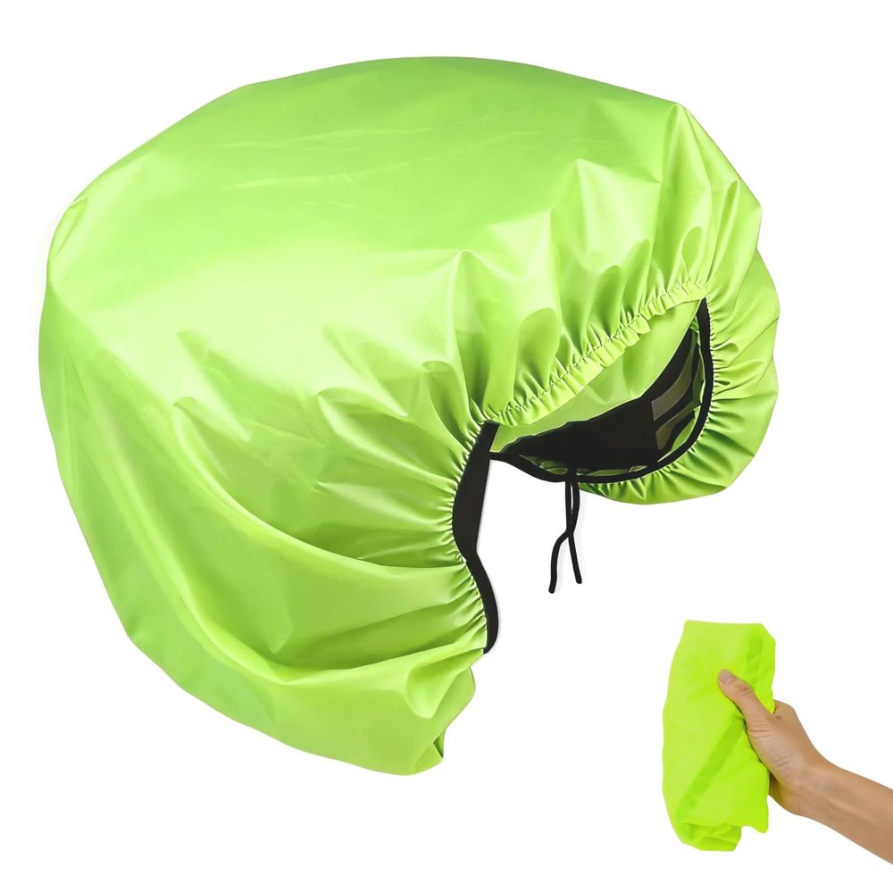 Bicycle Rain Cover 126 x 66 cm, Waterproof Rack Bag Cover, Black