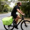 Bicycle Rain Cover 126 x 66 cm, Waterproof Rack Bag Cover, Black view 2