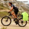 Bicycle Rain Cover 126 x 66 cm, Waterproof Rack Bag Cover, Black view 3
