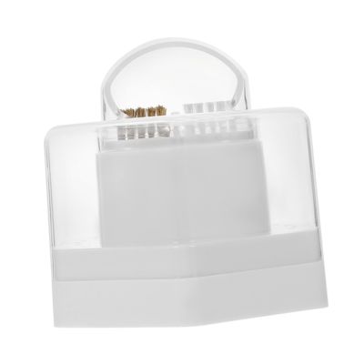 Beaupretty Transparent Nail Drill Bit Storage Box with Cleaning Brush