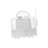 Beaupretty Transparent Nail Drill Bit Storage Box with Cleaning Brush view 2