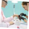 Beaupretty Transparent Nail Drill Bit Storage Box with Cleaning Brush view 3
