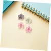 FOMIYES 12-Piece Mini Floral Metal Hair Clips with Crystals view 4