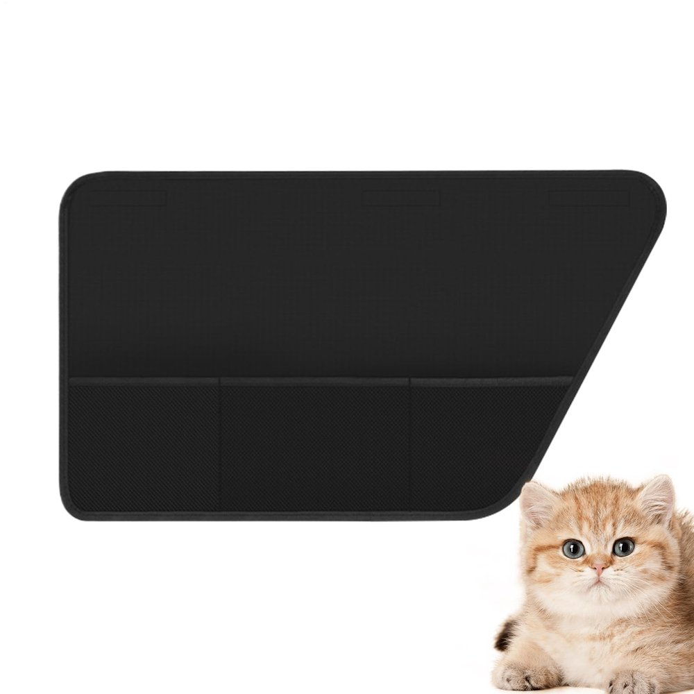 Car Door Scratch Protector for Dogs with Stain-Resistant Mesh Pocket