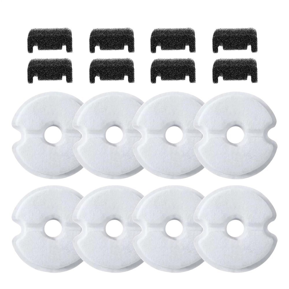 Tuxxjzm Water Fountain Filters for Cats, Replacement Filters