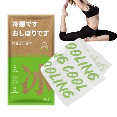 Hailerio Cooling Face Towels, Portable Travel-Size Nonwoven Cooling