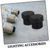 Protective Caps for Lamp Sockets, 4-Pack, Black Plastic view 3