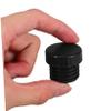 Protective Caps for Lamp Sockets, 4-Pack, Black Plastic view 4
