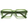 OPULIZE EDG Blue Light Reading Glasses for Women & Men, Anti-Reflective, Anti-Glare Computer & Gaming Glasses, Rectangular Vintage Frame, UV & Eye Protection, Transparent Green +2.00 (1-Pack) view 1