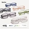 OPULIZE EDG Blue Light Reading Glasses for Women & Men, Anti-Reflective, Anti-Glare Computer & Gaming Glasses, Rectangular Vintage Frame, UV & Eye Protection, Transparent Green +2.00 (1-Pack) view 4