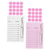 BESTYASH Lash Extension Tray with Flower-Shaped Acrylic Glue Holder and Storage Box view 1