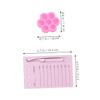 BESTYASH Lash Extension Tray with Flower-Shaped Acrylic Glue Holder and Storage Box view 2