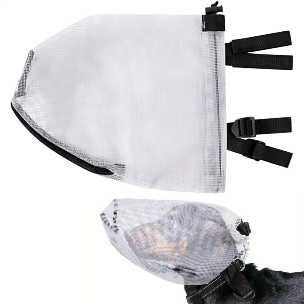 Breathable Face and Tail Protection Mesh for Dogs