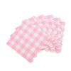 BESTYASH 100-Pack Disposable Checked Paper Cocktail Napkins for Birthdays, Parties, Picnics, Restaurants and Bars view 1