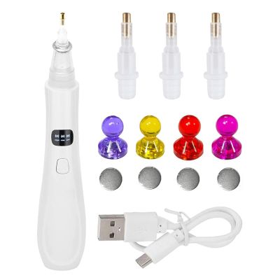 Rhinestone Picker Nail Art Set | Electric Applicator with 3 Adjustable Suction Modes and Replacement Tip