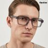 OPULIZE EDG Blue Light Reading Glasses for Women and Men, Black/Gray 2-Pack, +1.00 view 3