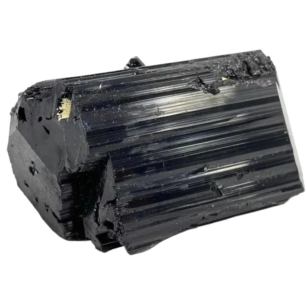 EKFBQBGW 1pc 70–100g Black Tourmaline Repair Ore Water Drop Stone for Home Decoration, DIY Gifts & Collection