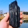 EKFBQBGW 1pc 70–100g Black Tourmaline Repair Ore Water Drop Stone for Home Decoration, DIY Gifts & Collection view 4