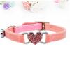 TOYANDONA Adjustable Cat Collar with Rhinestones and Bell view 3