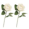 JIEOU Pack of 2 Artificial White Roses view 1