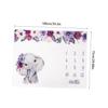Flannel Elephant Baby Photo Blanket for Newborn Photography view 2